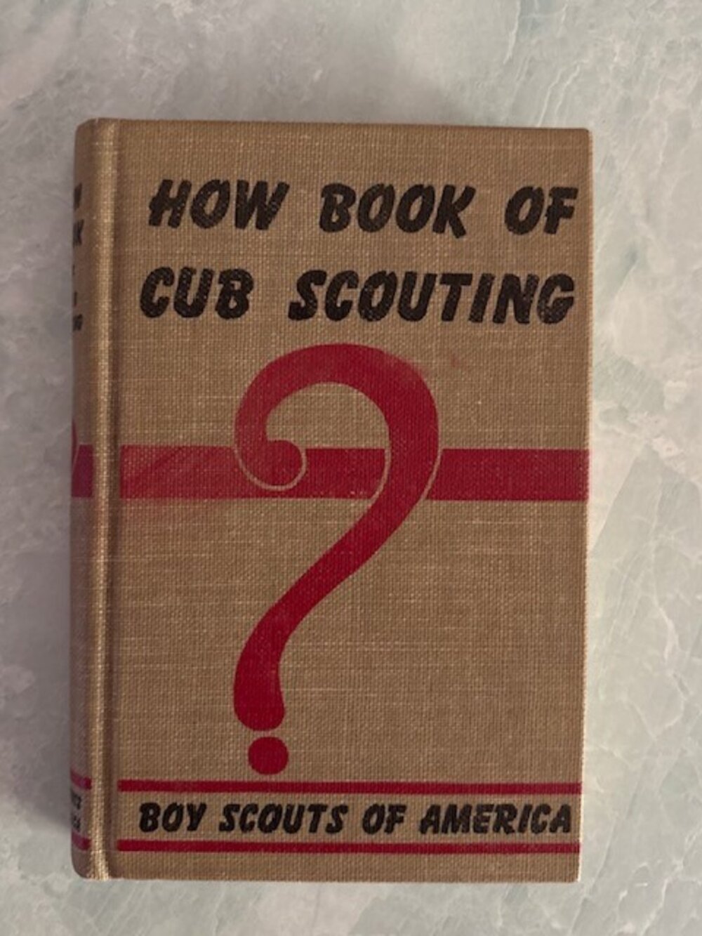1950s How Book of Cub Scouting Boy Scouts of America Hardcover Book History